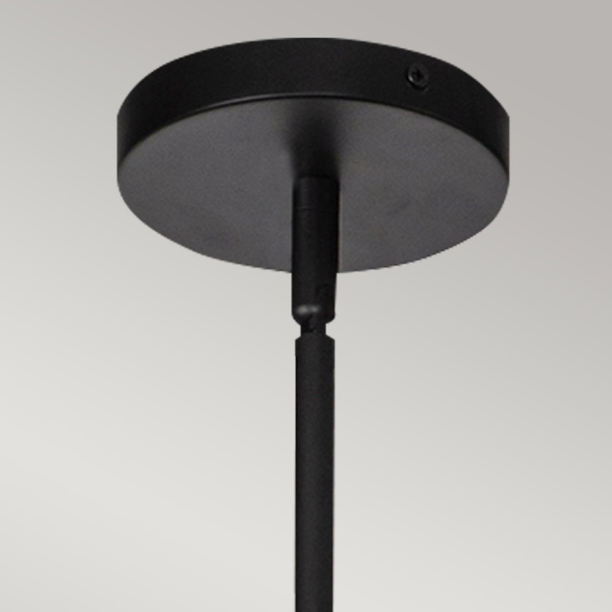 Alora Mood - Deckenleuchte an Stange DAPHNE 1xE27/60W/230V d 38,1 cm schwarz