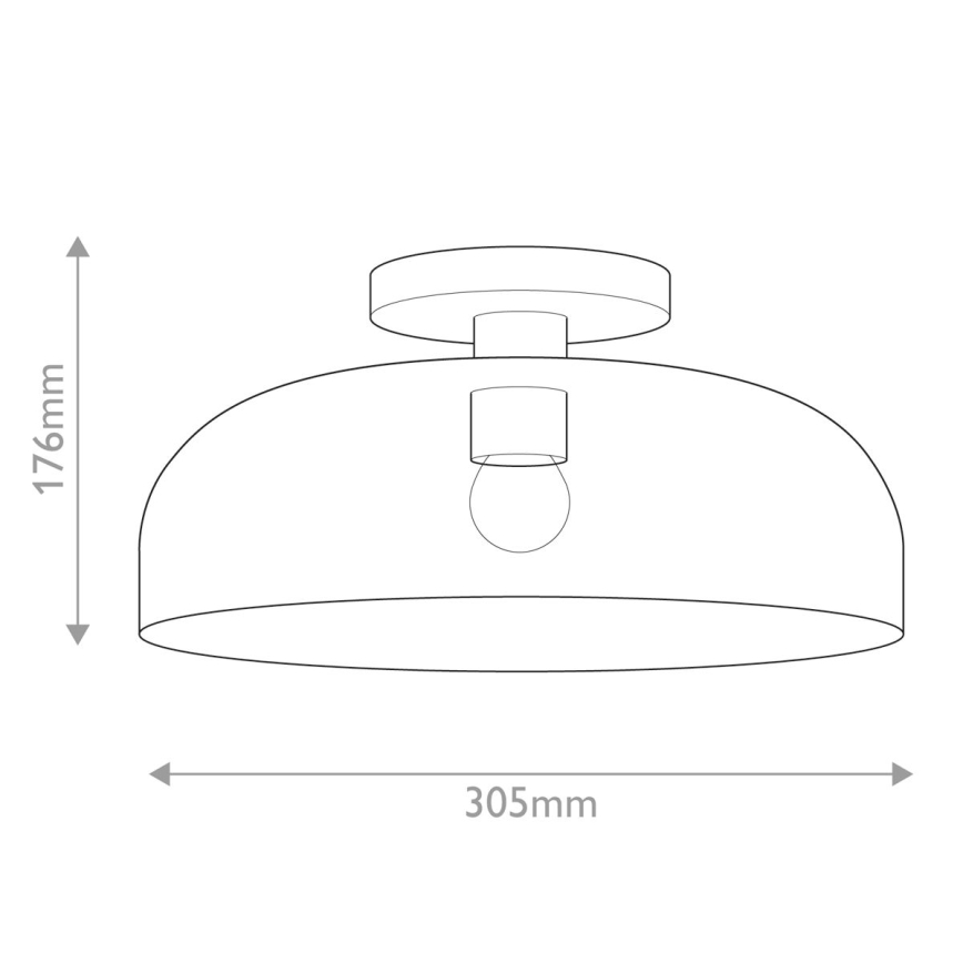Alora Mood - Deckenleuchte SYLVIA 1xE27/60W/230V goldfarben