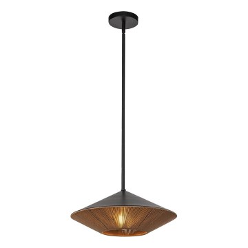 Alora Mood - Deckenleuchte an Stange DAPHNE 1xE27/60W/230V d 38,1 cm schwarz