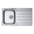 ALVEUS 1065560 - Küchenspüle LINE 86 x 50 cm Edelstahl/satiniert