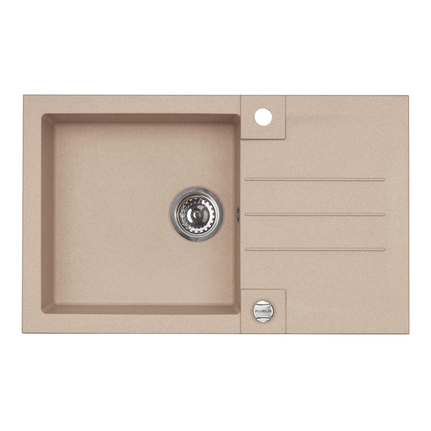 ALVEUS 1090946 - Spülbecken ROCK 78x48 cm Granit/beige