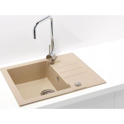 ALVEUS 1090950 - Spülbecken ROCK 59,5x47,5 cm Granit/beige