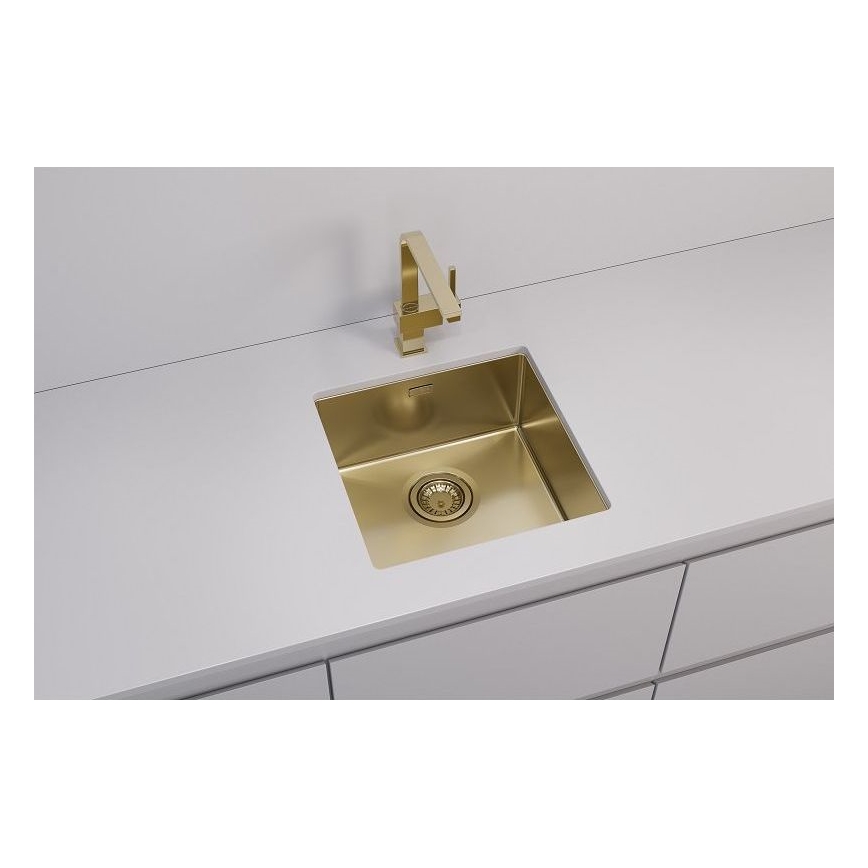 ALVEUS 1103319 - Spülbecken QUADRIX 45x45 cm monarch golden