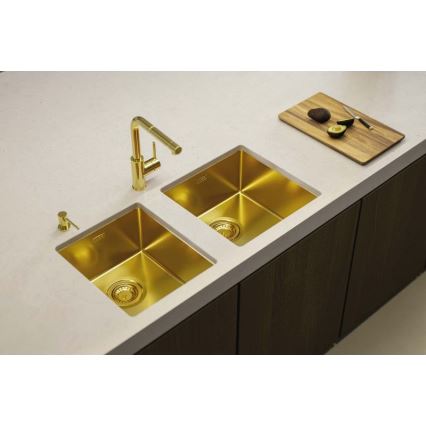 ALVEUS 1103319 - Spülbecken QUADRIX 45x45 cm monarch golden
