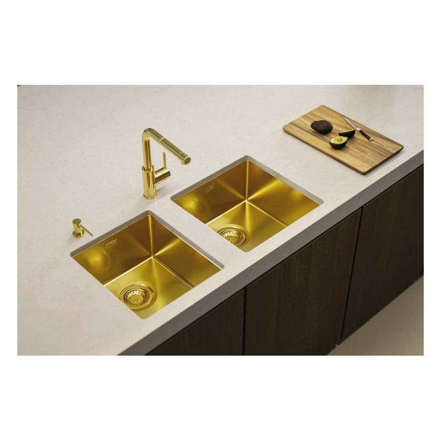 ALVEUS 1103319 - Spülbecken QUADRIX 45x45 cm monarch golden