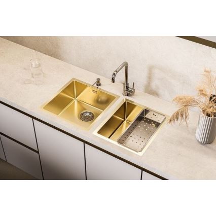 ALVEUS 1103319 - Spülbecken QUADRIX 45x45 cm monarch golden