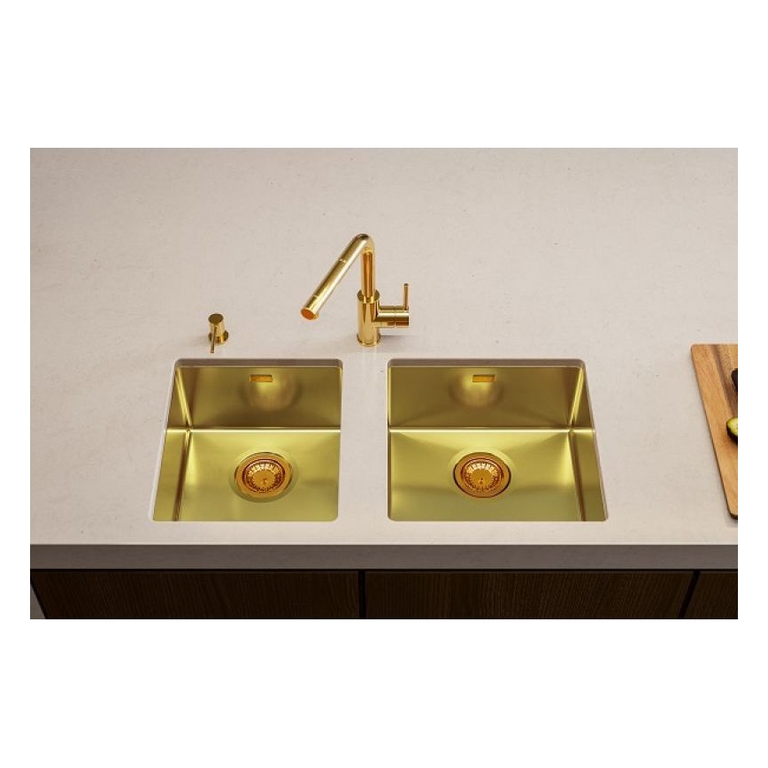 ALVEUS 1103319 - Spülbecken QUADRIX 45x45 cm monarch golden