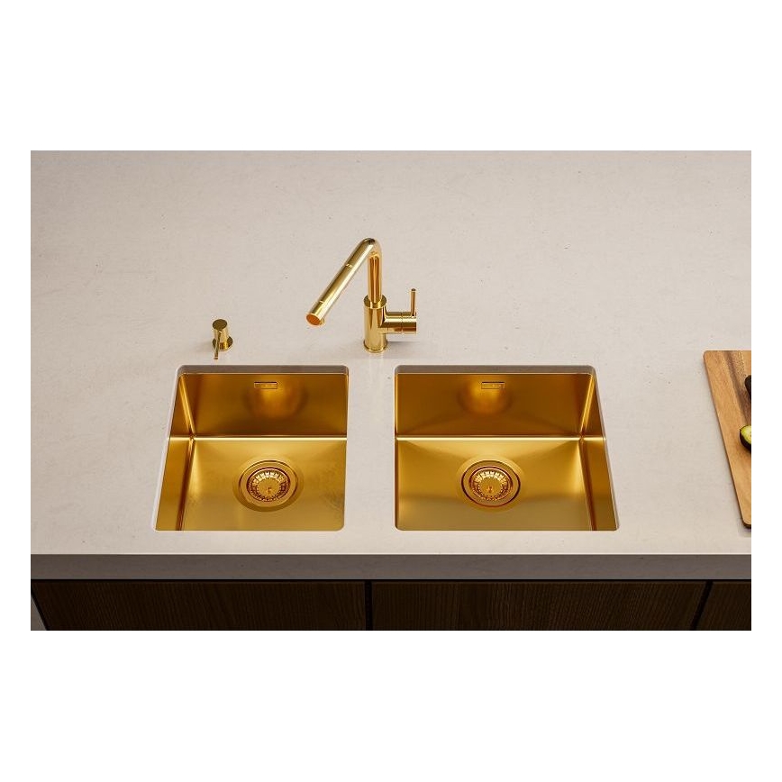 ALVEUS 1103381 - Spülbecken QUADRIX 45x45 cm monarch bronzen