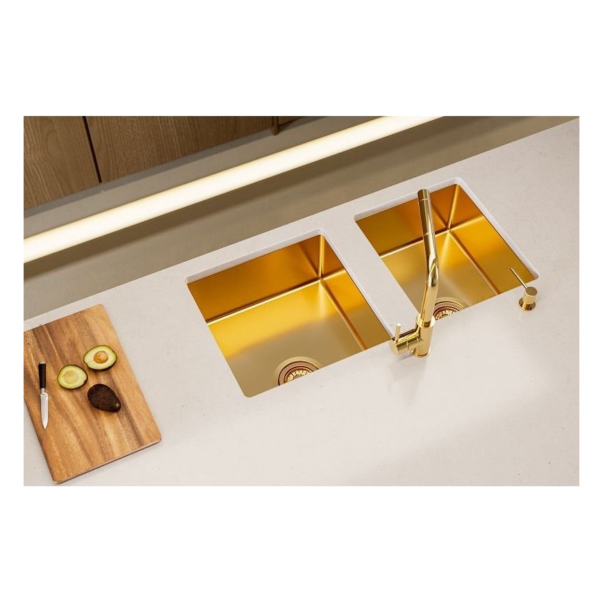 ALVEUS 1103381 - Spülbecken QUADRIX 45x45 cm monarch bronzen