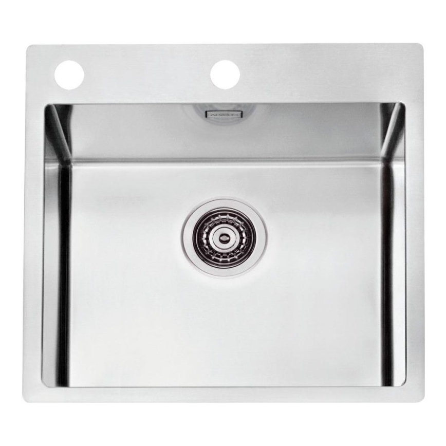 ALVEUS 1103609 - Spülbecken PURE 52,5x51,5 cm Satin