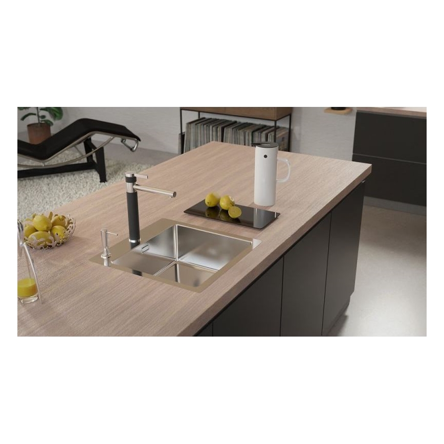 ALVEUS 1103609 - Spülbecken PURE 52,5x51,5 cm Satin