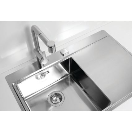 ALVEUS 1103610 - Spülbecken PURE 79x52,5 cm satin, links