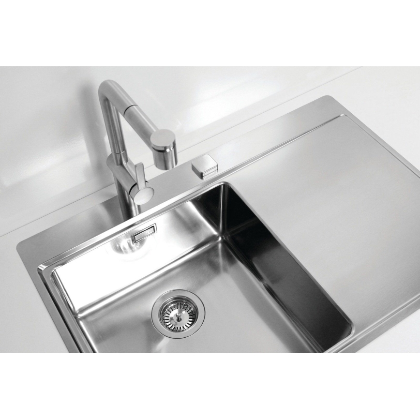 ALVEUS 1103610 - Spülbecken PURE 79x52,5 cm satin, links