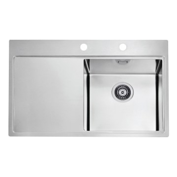 ALVEUS 1103651 - Spülbecken PURE 79x52,5 cm satin, rechts