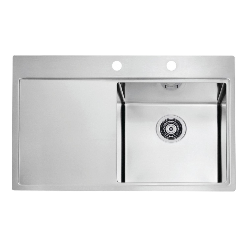 ALVEUS 1103651 - Spülbecken PURE 79x52,5 cm satin, rechts