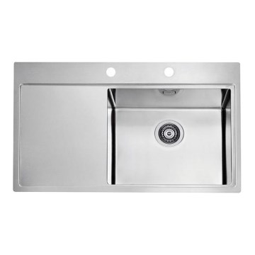 ALVEUS 1103653 - Spülbecken PURE 86x52,5 cm satin, rechts