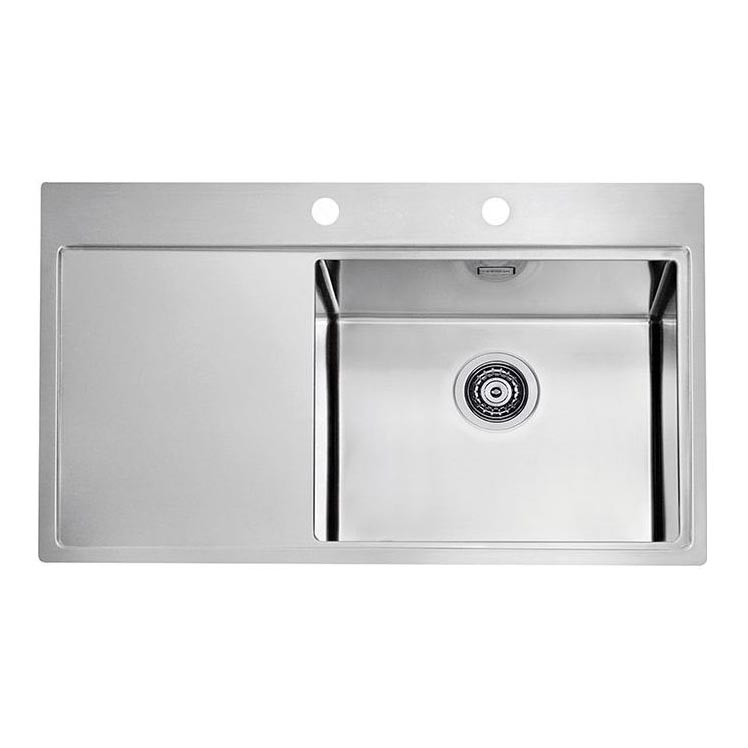ALVEUS 1103653 - Spülbecken PURE 86x52,5 cm satin, rechts