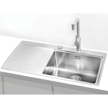 ALVEUS 1103653 - Spülbecken PURE 86x52,5 cm satin, rechts