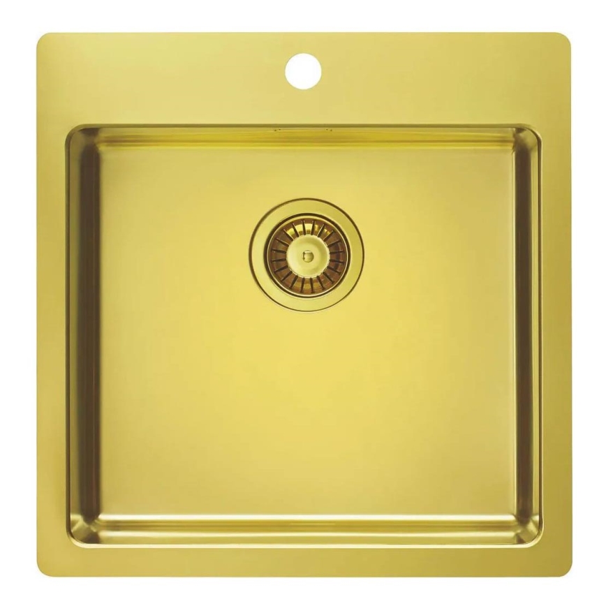 ALVEUS 1106867 - Spülbecken PURE 52,5x51,5 cm monarch golden