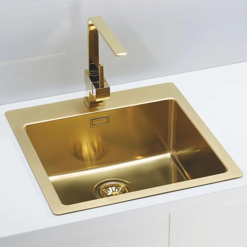 ALVEUS 1106867 - Spülbecken PURE 52,5x51,5 cm monarch golden