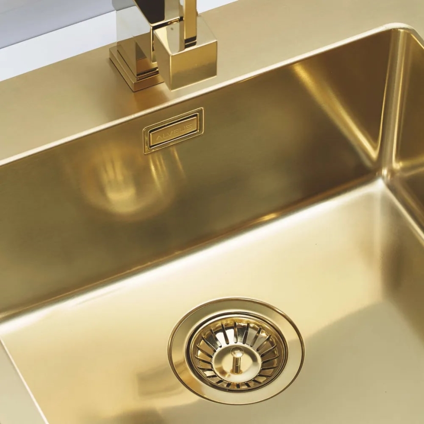 ALVEUS 1106867 - Spülbecken PURE 52,5x51,5 cm monarch golden