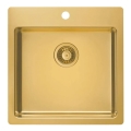 ALVEUS 1107052 - Spülbecken PURE 52,5x51,5 cm Edelstahl/bronzen