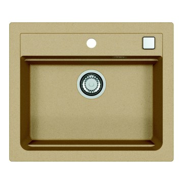 ALVEUS 1131994 - Spülbecken ATROX 59x50 cm Granit/beige