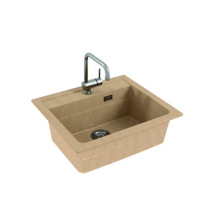 ALVEUS 1131994 - Spülbecken ATROX 59x50 cm Granit/beige
