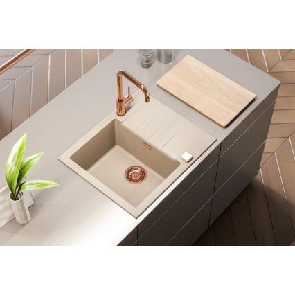 ALVEUS 1132019 - Spülbecken CADIT 59x50 cm Granit/beige