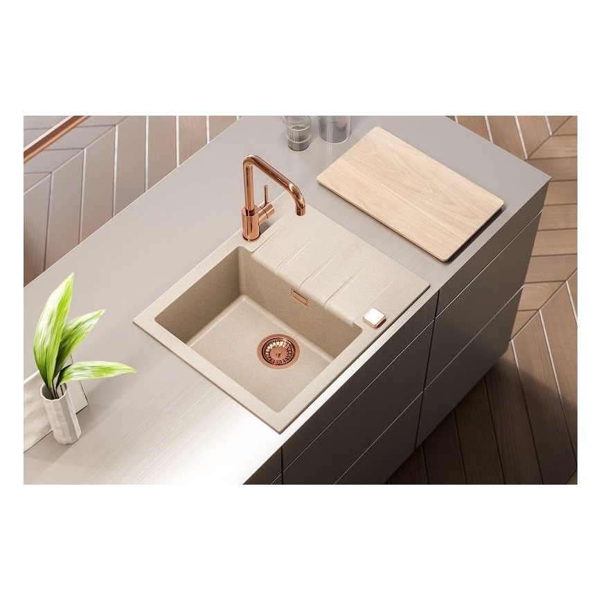 ALVEUS 1132019 - Spülbecken CADIT 59x50 cm Granit/beige