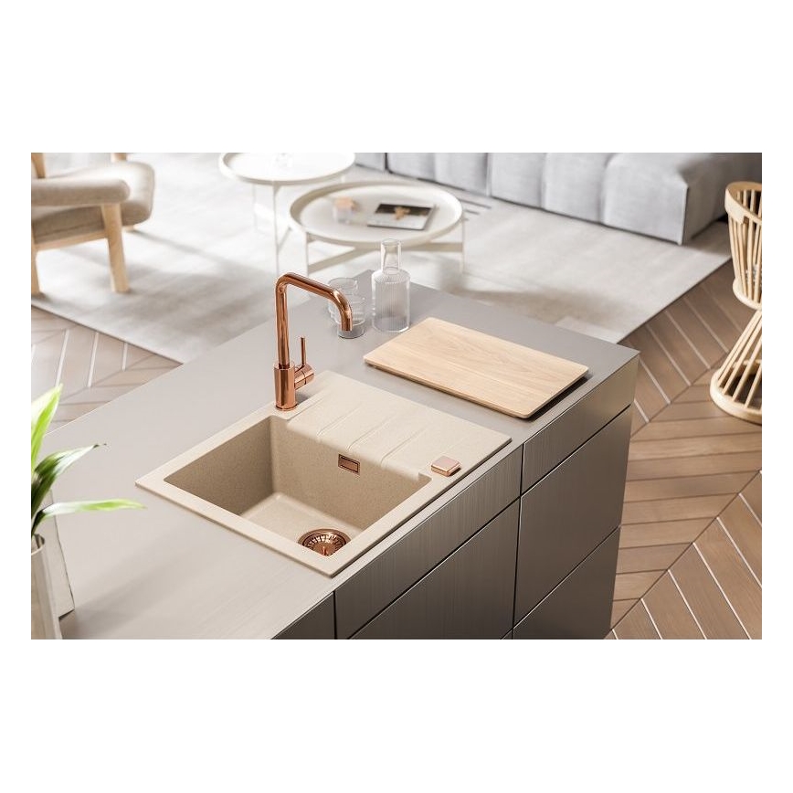 ALVEUS 1132019 - Spülbecken CADIT 59x50 cm Granit/beige