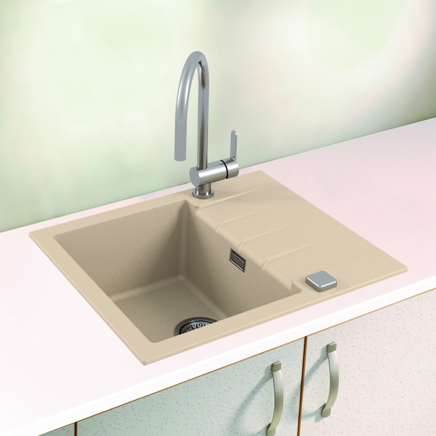 ALVEUS 1132019 - Spülbecken CADIT 59x50 cm Granit/beige