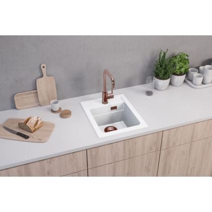 ALVEUS 1139079 - Spülbecken ATROX 50x40 cm Granit/weiß