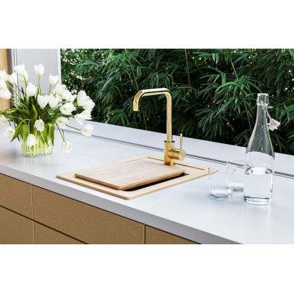 ALVEUS 1139769 - Spülbecken ATROX 50x40 cm Granit/beige
