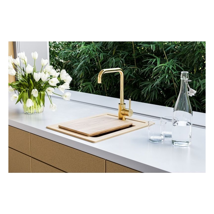 ALVEUS 1139769 - Spülbecken ATROX 50x40 cm Granit/beige
