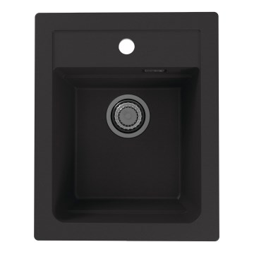 ALVEUS 1139771 - Spülbecken ATROX 50x40 cm Granit/schwarz