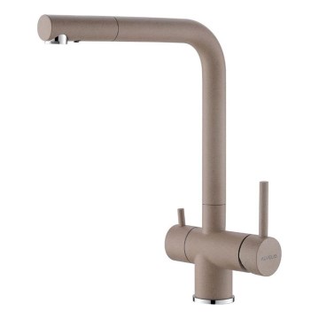 ALVEUS 1139807 - Wasserhahn/Armatur AGUILA 33,3 cm Granit/beige