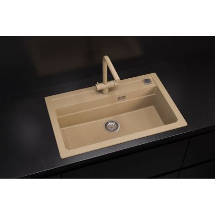 ALVEUS 1140445 - Spülbecken ATROX 79x50 cm Granit/beige