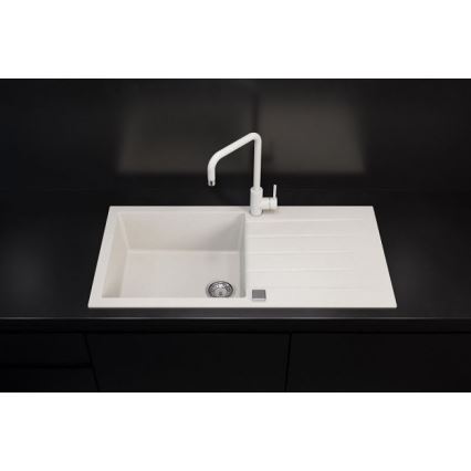 ALVEUS 1140594 - Spülbecken CADIT 100x50 cm Granit/weiß