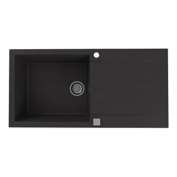 ALVEUS 1140598 - Spülbecken CADIT 100x50 cm Granit/schwarz