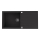 ALVEUS 1140598 - Spülbecken CADIT 100x50 cm Granit/schwarz