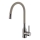 ALVEUS 1144429 - Wasserhahn/Armatur mit flexiblem Arm MINTAS 34 cm Messing/gebürstet Stahl/beige