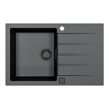 ALVEUS 1148159 - Spülbecken CADIT 79x50 cm Granit/schwarz