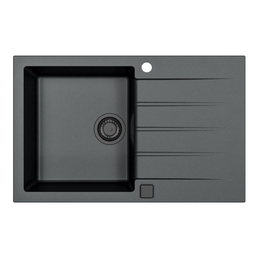 ALVEUS 1148159 - Spülbecken CADIT 79x50 cm Granit/schwarz