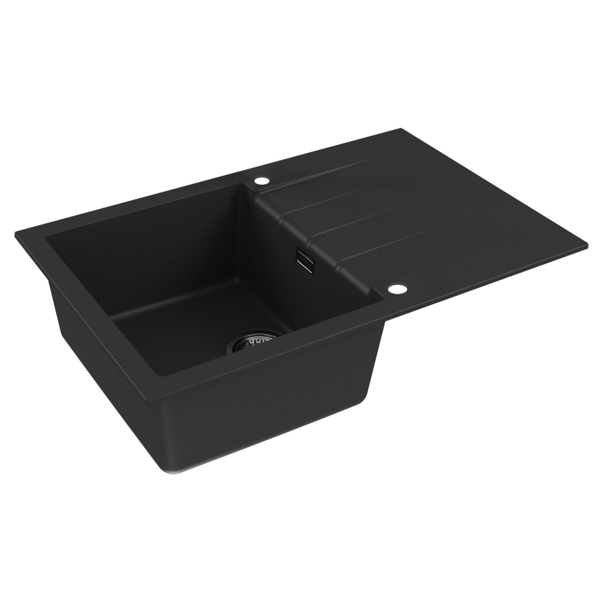 ALVEUS 1148159 - Spülbecken CADIT 79x50 cm Granit/schwarz