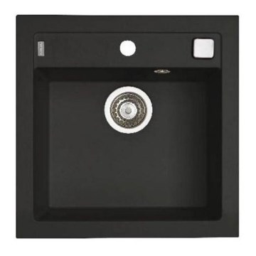 ALVEUS 1149133 - Spülbecken FORMIC 52x51 cm Granit/schwarz