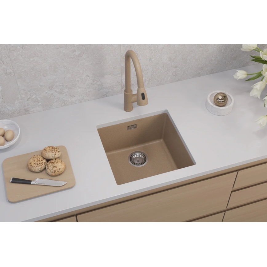 ALVEUS 1150047 - Küchenspüle OMNI 45x45 cm Granit/Beige