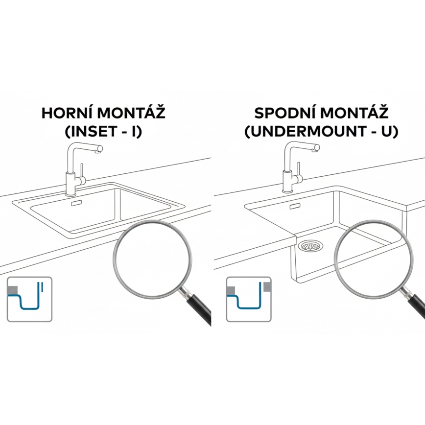 ALVEUS 1150047 - Küchenspüle OMNI 45x45 cm Granit/Beige