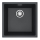 ALVEUS 1150048 - Spülbecken OMNI 45x45 cm Granit/schwarz