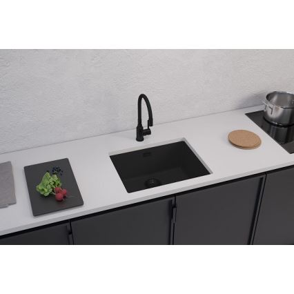 ALVEUS 1150057 - Spülbecken OMNI 55x45 cm Granit/schwarz
